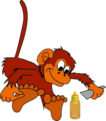 обезьяна с соской, как отучить ребенка от соски, отучение от пустышки