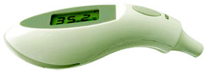 термометр для ушей, определить температуру тела, измерение температуры, как определить температуру у ребенка