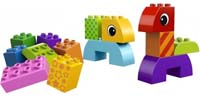 Веселая каталка с кубиками Lego Duplo, ЛЕГО