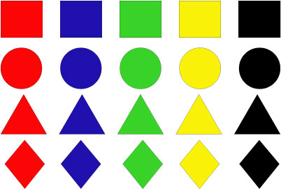Цвет размер. Разноцветные фигуры. Цветные фигуры для детей. Геометрические фигуры разных цветов. Треугольники разного цвета.